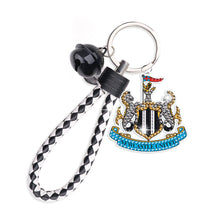 Load image into Gallery viewer, Double Side Newcastle United F.C.Diamond Painting Art Keychain Pendant Craft
