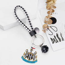 Load image into Gallery viewer, Double Side Newcastle United F.C.Diamond Painting Art Keychain Pendant Craft
