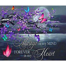 Load image into Gallery viewer, Butterfly On Branch 60*50CM (canvas) Full Round Drill Diamond Painting
