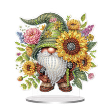 Load image into Gallery viewer, Single-Side Special Shape Spring Gnome Desktop Diamond Art Kits for Home Decor
