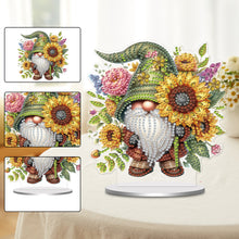 Load image into Gallery viewer, Single-Side Special Shape Spring Gnome Desktop Diamond Art Kits for Home Decor
