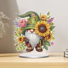 Load image into Gallery viewer, Single-Side Special Shape Spring Gnome Desktop Diamond Art Kits for Home Decor
