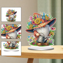 Load image into Gallery viewer, Single-Side Special Shape Spring Gnome Desktop Diamond Art Kits for Home Decor
