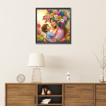 Load image into Gallery viewer, Mother And Son 30*30CM (canvas) Partial Special-Shaped Drill Diamond Painting
