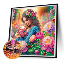 Load image into Gallery viewer, Mother And Son 30*30CM (canvas) Partial Special-Shaped Drill Diamond Painting
