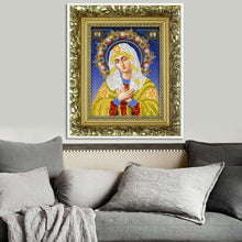 Load image into Gallery viewer, Religious 26x30cm(canvas) partial round drill diamond painting
