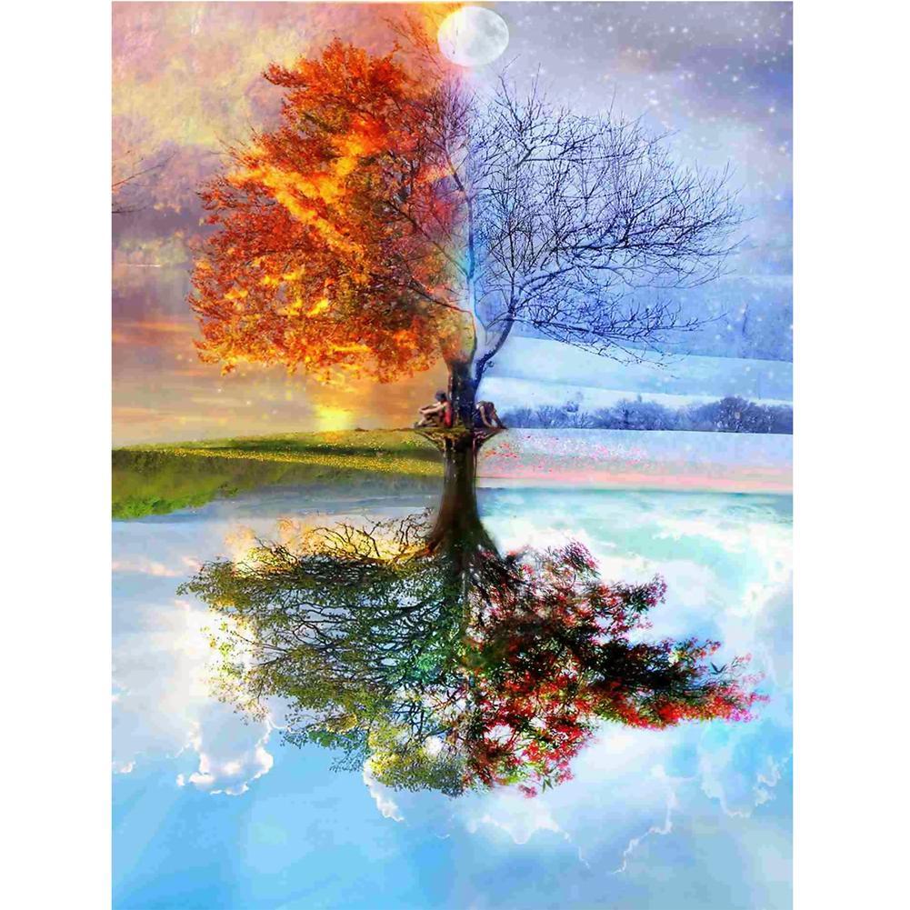 Wishing Tree 30x40cm(canvas) full round drill diamond painting