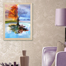 Load image into Gallery viewer, Wishing Tree 30x40cm(canvas) full round drill diamond painting
