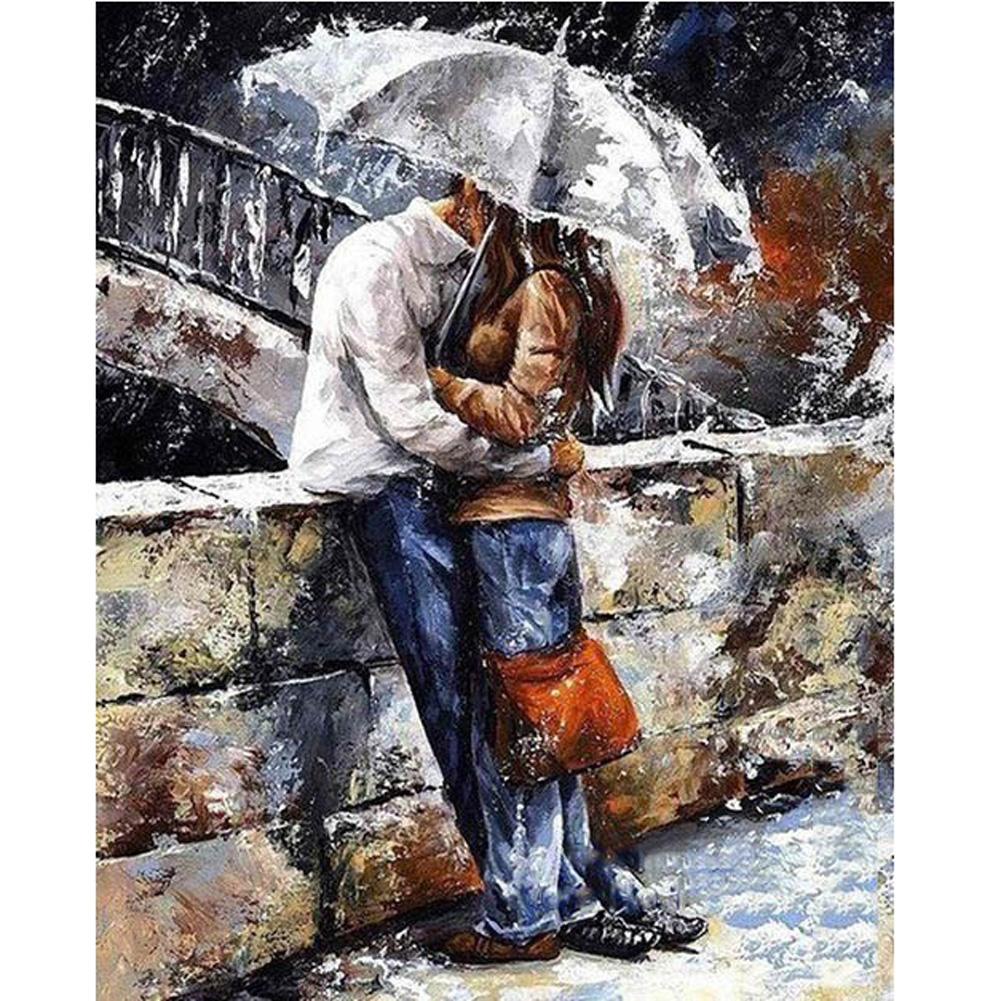 Romantic Lovers 30x40cm paint by numbers