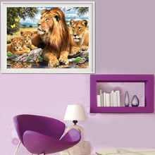 Load image into Gallery viewer, Beauty Animal 40x30cm(canvas) partial round drill diamond painting
