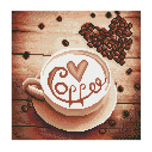 Load image into Gallery viewer, Coffee 30x30cm(canvas) full round drill diamond painting
