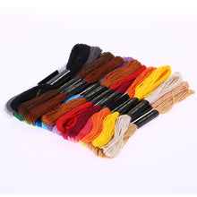 Load image into Gallery viewer, 24 Colors Embroidery Thread Hand Cross Stitch Floss Sewing Skeins Craft
