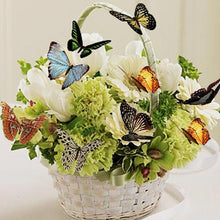 Load image into Gallery viewer, Butterfly Basket 30x30cm(canvas) partial round drill diamond painting

