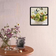 Load image into Gallery viewer, Butterfly Basket 30x30cm(canvas) partial round drill diamond painting
