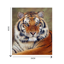 Load image into Gallery viewer, Tiger 30x40cm(canvas) partial round drill diamond painting
