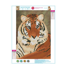Load image into Gallery viewer, Tiger 30x40cm(canvas) partial round drill diamond painting
