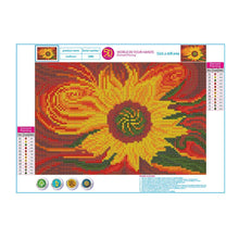 Load image into Gallery viewer, Sunflower 35x25cm(canvas) full round drill diamond painting
