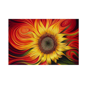 Sunflower 35x25cm(canvas) full round drill diamond painting