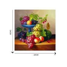 Load image into Gallery viewer, Fruits Grape 30x30cm(canvas) partial round drill diamond painting
