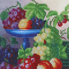 Load image into Gallery viewer, Fruits Grape 30x30cm(canvas) partial round drill diamond painting
