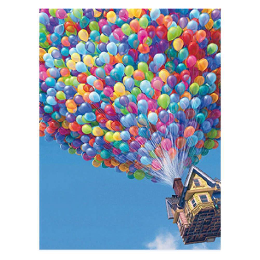 Balloon House 30x40cm(canvas) partial round drill diamond painting
