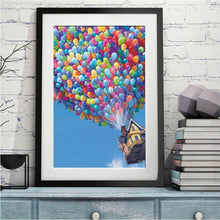 Load image into Gallery viewer, Balloon House 30x40cm(canvas) partial round drill diamond painting
