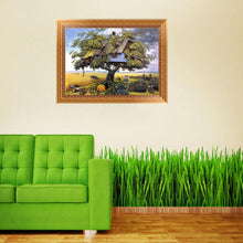 Load image into Gallery viewer, Tree House 40x30cm(canvas) partial square drill diamond painting
