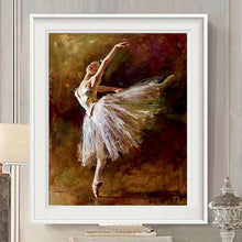 Load image into Gallery viewer, Ballet Dancer 30x40cm(canvas) partial round drill diamond painting
