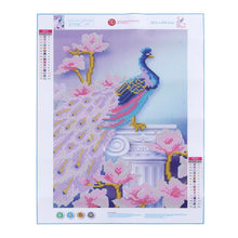 Load image into Gallery viewer, Magnolia Peacock 30x40cm(canvas) partial round drill diamond painting
