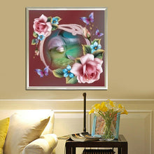 Load image into Gallery viewer, Dolphin 30x30cm(canvas) partial round drill diamond painting
