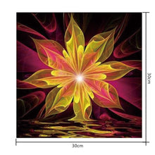 Load image into Gallery viewer, Abstract Flower 30x30cm(canvas) partial round drill diamond painting
