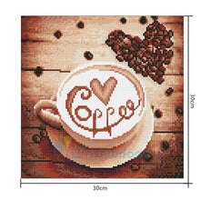 Load image into Gallery viewer, Coffee 30x30cm(canvas) full round drill diamond painting
