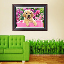 Load image into Gallery viewer, Cute Dog 30x40cm(canvas) partial round drill diamond painting

