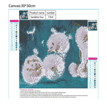 Load image into Gallery viewer, Dandelion Hedgehog 30x30cm(canvas) full round drill diamond painting
