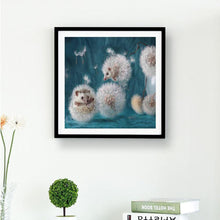Load image into Gallery viewer, Dandelion Hedgehog 30x30cm(canvas) full round drill diamond painting
