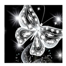 Load image into Gallery viewer, Butterfly 30x30cm(canvas) partial round drill diamond painting
