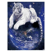 Load image into Gallery viewer, Tiger 40x30cm(canvas) partial round drill diamond painting
