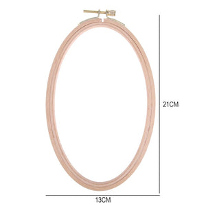 Beech Cross Stitch Machine Frame Embroidery Hoop Ring Sewing Craft DIY Tool