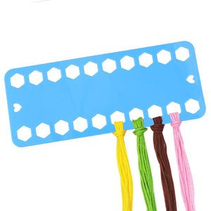 5pcs Plastic Cross Stitch Row Line Board Embroidery Thread Yarn Organizer