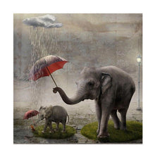 Load image into Gallery viewer, Elephant 30x30cm(canvas) partial round drill diamond painting
