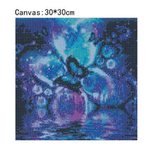Load image into Gallery viewer, Butterfly 30x30cm(canvas) full round drill diamond painting
