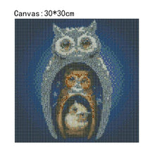 Load image into Gallery viewer, Eagle 30x30cm(canvas) full round drill diamond painting
