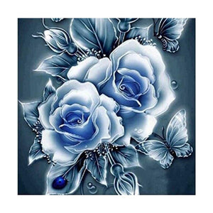 Rose for 30x30cm(canvas) partial round drill diamond painting