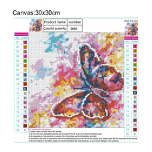Load image into Gallery viewer, Butterfly 30x30cm(canvas) full round drill diamond painting
