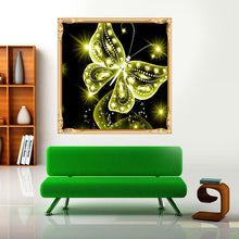Load image into Gallery viewer, Butterfly 30x30cm(canvas) partial round drill diamond painting
