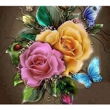 Load image into Gallery viewer, Charming Flowers 30x30cm(canvas) full round drill diamond painting
