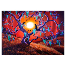 Load image into Gallery viewer, Tree Cats 30x40cm(canvas) full round drill diamond painting
