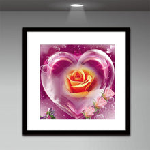 Load image into Gallery viewer, Rose 30x30cm(canvas) full round drill diamond painting
