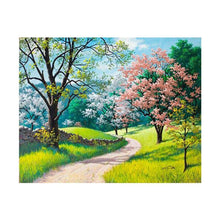 Load image into Gallery viewer, Four Season Scenery 30x25cm(canvas) full round drill diamond painting
