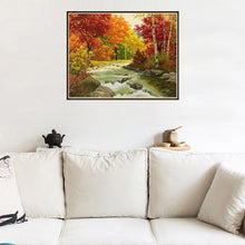 Load image into Gallery viewer, Four Season Scenery 30x25cm(canvas) full round drill diamond painting
